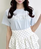 【イング/INGNI】のビジューロゴT 大人の最旬トレンドファッション＆コーディネート founy(ファウニー) ファッション Fashion レディースファッション Fashion for Women ガーリー Girly, Feminine Style スマホ Smartphone, Mobile Device トレンド Trend, Trending Now 定番 Standard, Basic Item ビジュー Bijou, Jewel-like Accent ブルゾン Blouson, Bomber Jacket ベーシック Basic, Essential ボトム Bottoms, Lower Wear ロング Long, Long-Length おすすめ Recommended / Our Picks thumbnail サックス|ID: prp329100004987950 ipo3291000000037366798