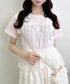 【イング/INGNI】のビジューロゴT 大人の最旬トレンドファッション＆コーディネート founy(ファウニー) ファッション Fashion レディースファッション Fashion for Women ガーリー Girly, Feminine Style スマホ Smartphone, Mobile Device トレンド Trend, Trending Now 定番 Standard, Basic Item ビジュー Bijou, Jewel-like Accent ブルゾン Blouson, Bomber Jacket ベーシック Basic, Essential ボトム Bottoms, Lower Wear ロング Long, Long-Length おすすめ Recommended / Our Picks thumbnail ライトピンク|ID: prp329100004987950 ipo3291000000037366799