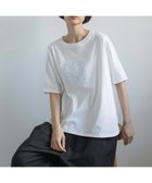 【スタディオ クリップ/studio CLIP】の《natural by clip》アソートモチーフレースTシャツ 大人の最旬トレンドファッション＆コーディネート founy(ファウニー) ファッション Fashion レディースファッション Fashion for Women トップス・カットソー Cut & Sew Tops シャツ・ブラウス・オフィスカジュアル Elegant Blouses & Button-Ups ロングTシャツ・Tシャツ Longline T-Shirts & Tees ラウンド Round, Round Neck リラックス Relax, Relaxed Fit レース Lace, Lace Fabric 無地 Plain, Solid Color thumbnail オフホワイト(mini)|ID: prp329100004987956 ipo3291000000037366825