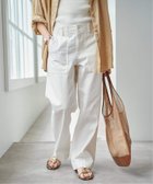 【スピック&スパン/Spick & Span】の《追加2》ルーズベイカーパンツ 大人の最旬トレンドファッション＆コーディネート founy(ファウニー) ファッション Fashion レディースファッション Fashion for Women パンツ Pants & Trousers ストレート Straight, Straight Cut トレンド Trend, Trending Now バランス Balance, Style Balance thumbnail ホワイト|ID: prp329100004987965 ipo3291000000037366901