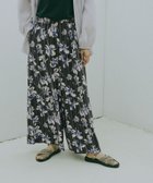 【グローバルワーク/GLOBAL WORK】のさらさらリラックスイージーパンツ/636563 大人の最旬トレンドファッション＆コーディネート founy(ファウニー) ファッション Fashion レディースファッション Fashion for Women パンツ Pants & Trousers おすすめ Recommended / Our Picks カットソー Cut and Sewn Top シンプル Simple, Minimal フレア Flare, Flared ポケット Pocket, Pocket Detail リゾート Resort, Vacation Style リネン Linen, Linen Fabric リラックス Relax, Relaxed Fit ワイド Wide, Wide Fit ワーク Workwear, Utility Style 夏 Summer 定番 Standard, Basic Item 旅行 Travel 楽ちん Easy Fit, Comfortable thumbnail ストライプ花柄11|ID: prp329100004987968 ipo3291000000037366922