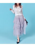 【セルフォード/CELFORD】の【洗える】ランダムチュールプリーツスカート 大人の最旬トレンドファッション＆コーディネート founy(ファウニー) ファッション Fashion レディースファッション Fashion for Women スカート Skirts プリーツスカート / 上品フェミニンスタイル Pleated Skirts おすすめ Recommended / Our Picks アシンメトリー Asymmetrical Style ウェーブ Wavy Pattern オケージョン Occasion Wear シンプル Simple, Minimal ストレート Straight, Straight Cut スマート Smart, Elegant チュール Tulip, Tulip Motif ティアード Tiered, Tiered Style プリーツ Pleats, Pleated エレガント 上品 Elegant 洗える Machine Washable thumbnail LGRY[005]|ID: prp329100004987980 ipo3291000000037367013