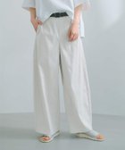 【スタディオ クリップ/studio CLIP】のすっきりワイドストレートパンツ プチ・プラスサイズあり 大人の最旬トレンドファッション＆コーディネート founy(ファウニー) ファッション Fashion レディースファッション Fashion for Women パンツ Pants & Trousers ジップ Zip, Zipper スウェット / スエット Sweatshirt, Sweatwear ストレッチ Stretch, Stretchy Fabric ストレート Straight, Straight Cut ボトム Bottoms, Lower Wear ワイド Wide, Wide Fit thumbnail ライトグレー12|ID: prp329100004987983 ipo3291000000037367027