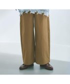 【スタディオ クリップ/studio CLIP】のすっきりワイドストレートパンツ プチ・プラスサイズあり 大人の最旬トレンドファッション＆コーディネート founy(ファウニー) ファッション Fashion レディースファッション Fashion for Women パンツ Pants & Trousers ジップ Zip, Zipper スウェット / スエット Sweatshirt, Sweatwear ストレッチ Stretch, Stretchy Fabric ストレート Straight, Straight Cut ボトム Bottoms, Lower Wear ワイド Wide, Wide Fit thumbnail ベージュ55|ID: prp329100004987983 ipo3291000000037367028