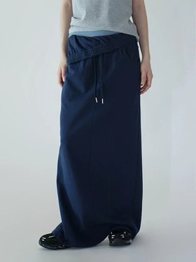 【ラシュッド/LASUD】のTURNED WAIST SWEAT SKIRT 大人の最旬トレンドファッション＆コーディネート founy(ファウニー) ファッション Fashion レディースファッション Fashion for Women スカート Skirts おすすめ Recommended / Our Picks コンパクト Compact, Small Size シンプル Simple, Minimal スウェット / スエット Sweatshirt, Sweatwear スリット Slit, Slit Detail ポケット Pocket, Pocket Detail ループ Loop, Loop Knit |ID:prp329100004987984