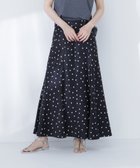 【ナチュラル ビューティー ベーシック/NATURAL BEAUTY BASIC】のバイアスサテンナロースカート 大人の最旬トレンドファッション＆コーディネート founy(ファウニー) ファッション Fashion レディースファッション Fashion for Women スカート Skirts サテン Satin, Glossy Fabric ドット Polka Dot, Dot Pattern バイアス Bias, Diagonal Cut バランス Balance, Style Balance エレガント 上品 Elegant thumbnail クロベース2|ID: prp329100004987987 ipo3291000000037367047