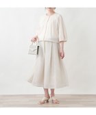 【レリアンプラスハウス/Leilian PLUS HOUSE】のボーダースカート 大人の最旬トレンドファッション＆コーディネート founy(ファウニー) ファッション Fashion レディースファッション Fashion for Women スカート Skirts ウォッシャブル Machine Washable エレガント 上品 Elegant カットソー Cut and Sewn Top シンプル Simple, Minimal ダウン Down, Puffer ボーダー Border, Stripe ポケット Pocket, Pocket Detail 夏 Summer thumbnail アイボリー|ID: prp329100004987997 ipo3291000000037367095
