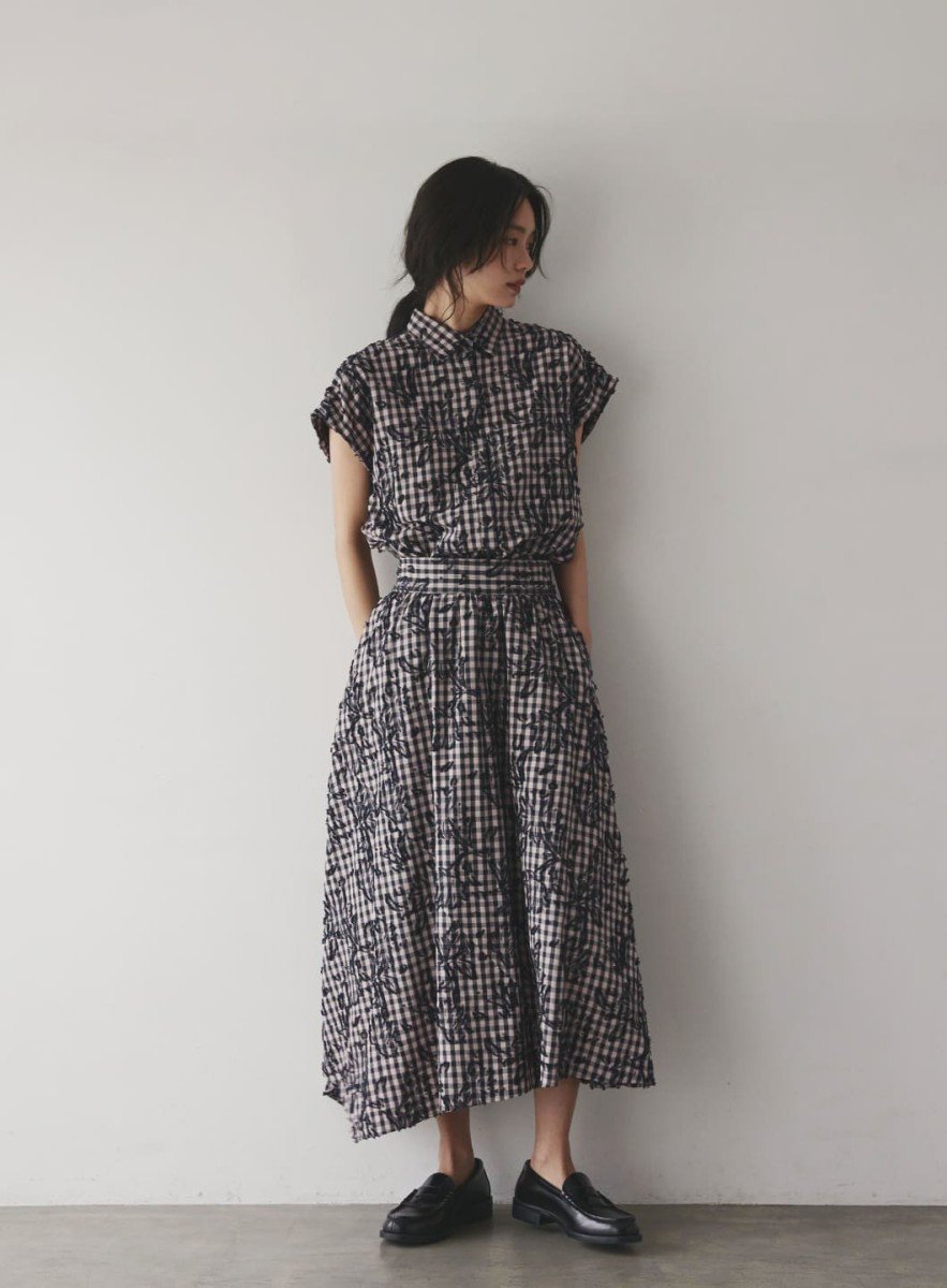 【コエル/COEL】のチェックジャガードアシメスカート インテリア・キッズ・メンズ・レディースファッション・服の通販 founy(ファウニー) 　ファッション　Fashion　レディースファッション　Fashion for Women　スカート　Skirts　ピンク|ID: prp329100004988007 ipo3291000000037367158