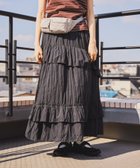 【ニコアンド/niko and】のワッシャーティアードスカート 大人の最旬トレンドファッション＆コーディネート founy(ファウニー) ファッション Fashion レディースファッション Fashion for Women スカート Skirts ティアードスカート Tiered Skirts おすすめ Recommended / Our Picks ガーリー Girly, Feminine Style ギャザー Gathered, Ruffled サンダル Sandals, Summer Shoes スニーカー Sneakers, Trainers ティアードスカート Tiered Skirt, Flounced Skirt パーカー Hoodie, Parka フリル Frill, Ruffle ベーシック Basic, Essential ポケット Pocket, Pocket Detail ロング Long, Long-Length ワッシャー Washer, Crinkled Finish 軽量 Lightweight, Ultra Light thumbnail ブラック|ID: prp329100004988008 ipo3291000000037367160
