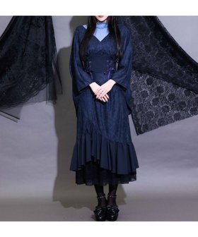 【アクシーズファム/axes femme】の裾フリルマーメイドスカート 大人の最旬トレンドファッション＆コーディネート founy(ファウニー) ファッション Fashion レディースファッション Fashion for Women スカート Skirts おすすめ Recommended / Our Picks コルセット Corset, Bustier コレクション Collection, Seasonal Line ジャカード／ジャガード Jacquard, Woven Pattern フリル Frill, Ruffle レース Lace, Lace Fabric |ID:prp329100004988010