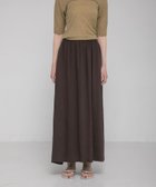 【ラート/LAATO】のdrape skirt 大人の最旬トレンドファッション＆コーディネート founy(ファウニー) ファッション Fashion レディースファッション Fashion for Women スカート Skirts トレンド Trend, Trending Now ドレープ Drape, Draping Fabric なめらか Smooth, Silky Texture 無地 Plain, Solid Color リラックス Relax, Relaxed Fit ロング Long, Long-Length S/S・春夏 SS, Spring/Summer, Warm Season おすすめ Recommended / Our Picks 夏 Summer 旅行 Travel 2026年 2026 2026春夏・S/S Spring/Summer 2026 SS26 thumbnail ダークブラウン|ID: prp329100004988023 ipo3291000000037367209