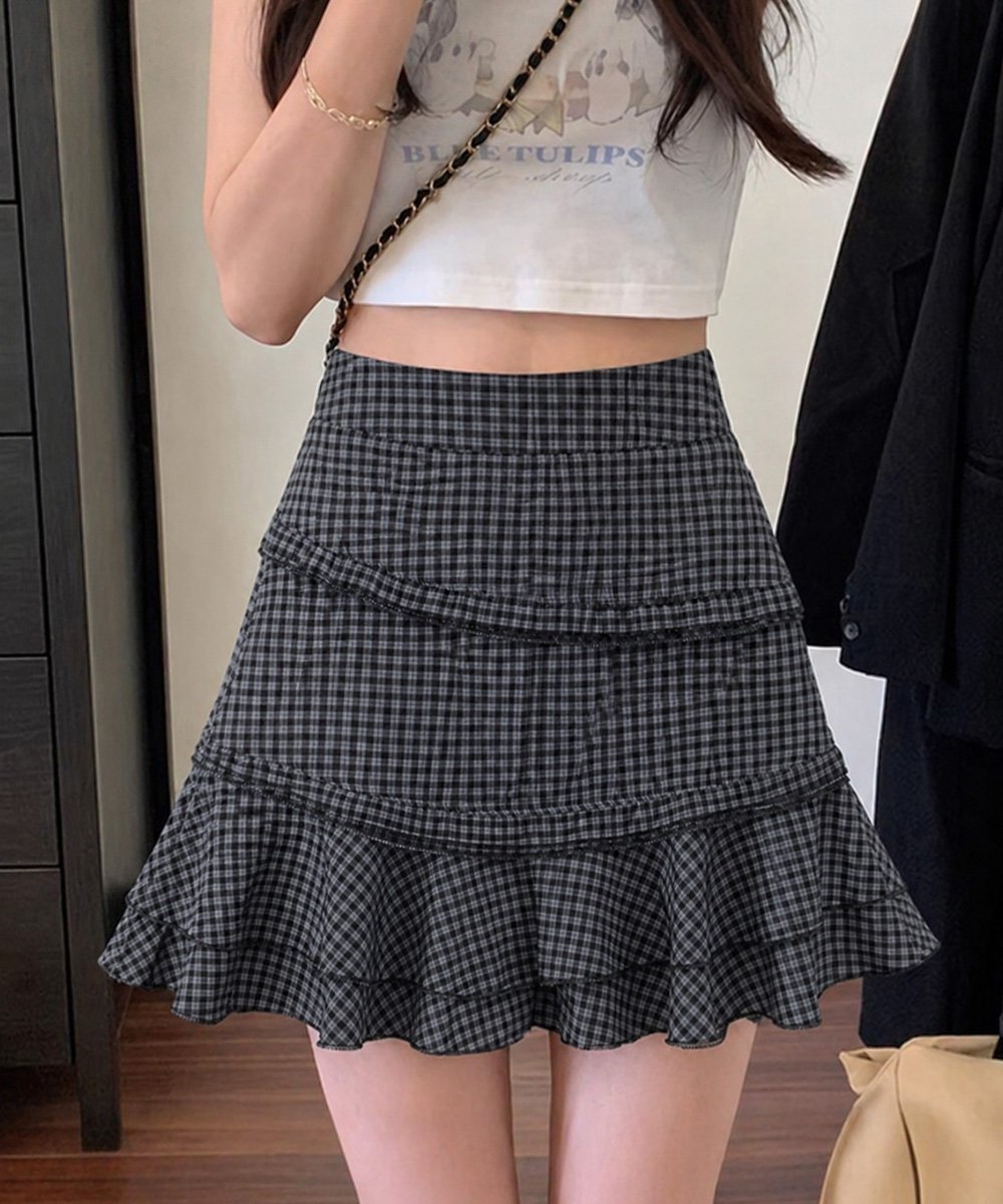 【ミニミニストア/miniministore】のミニティアードスカートギンガムチェック柄 大人の最旬トレンドファッション＆コーディネート founy(ファウニー) 　ファッション　Fashion　レディースファッション　Fashion for Women　スカート　Skirts　ティアードスカート　Tiered Skirts　インナー　Innerwear　春　Spring　ガーリー　Girly, Feminine Style　ギンガム　Gingham, Gingham Fabric　クラシカル　Classical, Vintage-Inspired　ショート　Short, Short Length　チェック　Check, Plaid, Tartan　トレンド　Trend, Trending Now　フリル　Frill, Ruffle　フレア　Flare, Flared　ミニスカート　Mini Skirt, Short Skirt　ロング　Long, Long-Length　A/W・秋冬　Autumn/Winter　S/S・春夏　SS, Spring/Summer, Warm Season　夏　Summer　 other-1|ID: prp329100004988024 ipo3291000000037367211