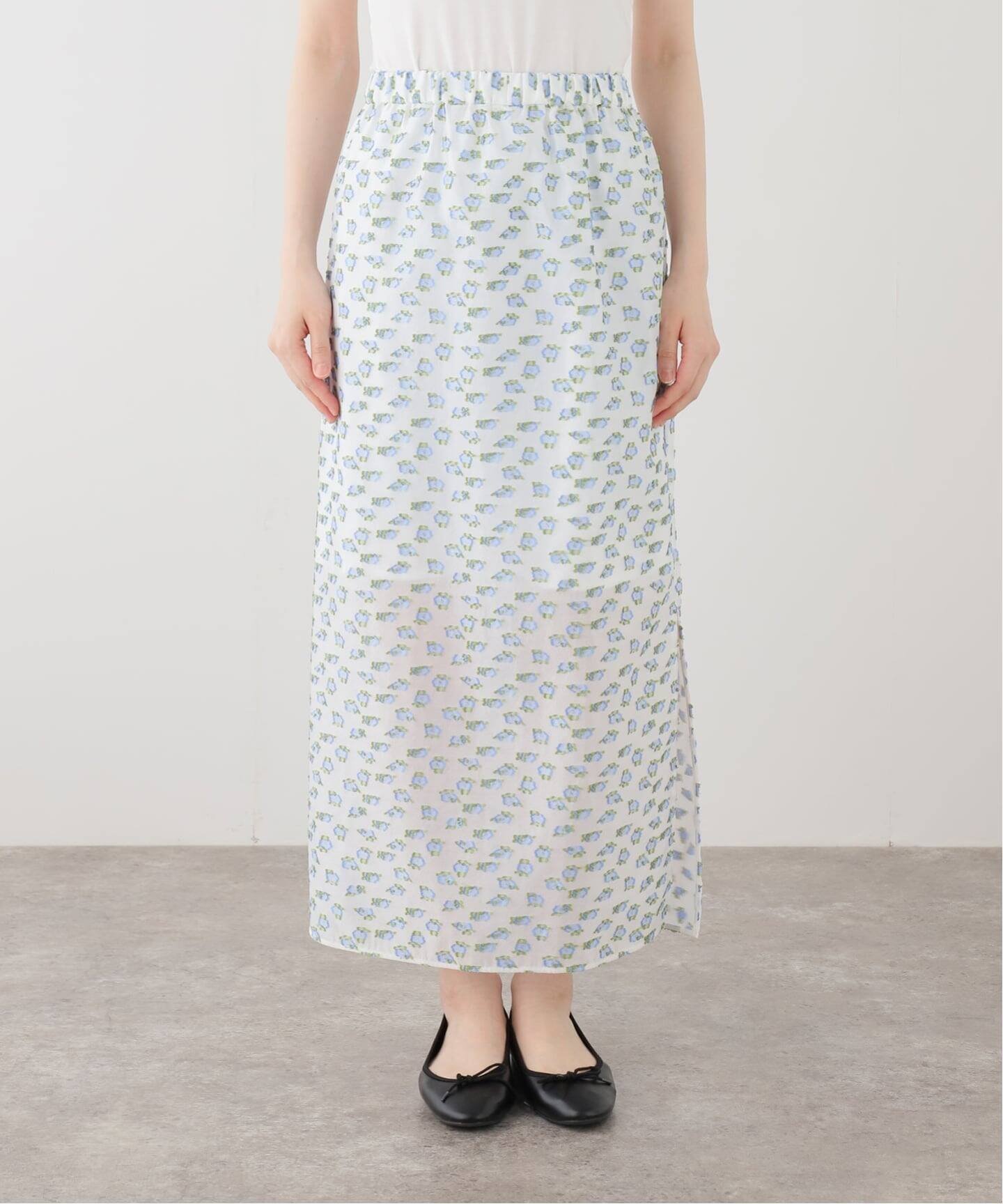 【スローブ イエナ/SLOBE IENA】のフラワージャガードスカート 大人の最旬トレンドファッション＆コーディネート founy(ファウニー) 　ファッション　Fashion　レディースファッション　Fashion for Women　スカート　Skirts　2026年　2026　2026春夏・S/S　Spring/Summer 2026 SS26　サンダル　Sandals, Summer Shoes　ジャカード／ジャガード　Jacquard, Woven Pattern　スリット　Slit, Slit Detail　バランス　Balance, Style Balance　 other-1|ID: prp329100004988032 ipo3291000000037367250