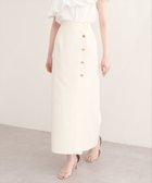 【ナチュラルクチュール/natural couture】のフロント金釦ナロースカート 大人の最旬トレンドファッション＆コーディネート founy(ファウニー) ファッション Fashion レディースファッション Fashion for Women スカート Skirts カットソー Cut and Sewn Top シューズ Shoes, Footwear シンプル Simple, Minimal ジャケット Jacket, Outerwear スニーカー Sneakers, Trainers スリット Slit, Slit Detail ダウン Down, Puffer フラット Flat, Flat Shoes フロント Front, Front Design ポケット Pocket, Pocket Detail 楽ちん Easy Fit, Comfortable 再入荷 Restock / Back in Stock おすすめ Recommended / Our Picks エレガント 上品 Elegant 2026年 2026 2026春夏・S/S Spring/Summer 2026 SS26 thumbnail アイボリー|ID: prp329100004988038 ipo3291000000037367268