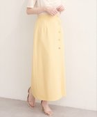 【ナチュラルクチュール/natural couture】のフロント金釦ナロースカート 大人の最旬トレンドファッション＆コーディネート founy(ファウニー) ファッション Fashion レディースファッション Fashion for Women スカート Skirts カットソー Cut and Sewn Top シューズ Shoes, Footwear シンプル Simple, Minimal ジャケット Jacket, Outerwear スニーカー Sneakers, Trainers スリット Slit, Slit Detail ダウン Down, Puffer フラット Flat, Flat Shoes フロント Front, Front Design ポケット Pocket, Pocket Detail 楽ちん Easy Fit, Comfortable 再入荷 Restock / Back in Stock おすすめ Recommended / Our Picks エレガント 上品 Elegant 2026年 2026 2026春夏・S/S Spring/Summer 2026 SS26 thumbnail イエロー|ID: prp329100004988038 ipo3291000000037367270