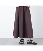 【ナチュラル ビューティー ベーシック/NATURAL BEAUTY BASIC】のワークディテールフレアスカート 大人の最旬トレンドファッション＆コーディネート founy(ファウニー) ファッション Fashion レディースファッション Fashion for Women スカート Skirts Aライン・フレアスカート A-Line & Flared Skirts スニーカー Sneakers, Trainers バランス Balance, Style Balance フレア Flare, Flared thumbnail ダークブラウン1|ID: prp329100004988041 ipo3291000000037367279