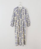 【ジャーナルスタンダード/JOURNAL STANDARD】の別注【SARA MALLIKA/サラマリカ】 EMBROIDERY DRESS 大人の最旬トレンドファッション＆コーディネート founy(ファウニー) ファッション Fashion レディースファッション Fashion for Women ワンピース Dresses フォーマル・パーティードレス・結婚式用ドレス Elegant & Casual Dresses インド Indian Textile スマート Smart, Elegant プリント Print, Printed Pattern 別注 Limited Edition, Custom Order thumbnail ブルー A|ID: prp329100004988048 ipo3291000000037367302