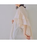 【スタディオ クリップ/studio CLIP】の【イージーケア】ダブルフロントステッチラッフルチュニックワンピース オフホワイト11|ID: prp329100004988049 ipo3291000000037367305