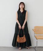 【ディスコート/Discoat】のティアードノースリワンピース 大人の最旬トレンドファッション＆コーディネート founy(ファウニー) ファッション Fashion レディースファッション Fashion for Women ワンピース Dresses おすすめ Recommended / Our Picks カーディガン Cardigan, Knitwear シアー Sheer, See-Through ティアードワンピース Tiered Dress, Flared Dress デニム Denim, Jeans Material ノースリーブ Sleeveless, No-Sleeve リゾート Resort, Vacation Style 夏 Summer thumbnail ブラック|ID: prp329100004988053 ipo3291000000037367320