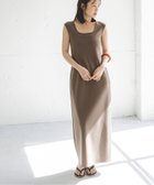 【ノーブル / スピック&スパン/NOBLE / Spick & Span】の《追加》【洗える】コンフォートジャージー2WAYワンピース2 大人の最旬トレンドファッション＆コーディネート founy(ファウニー) ファッション Fashion レディースファッション Fashion for Women ワンピース Dresses インナー Innerwear エレガント 上品 Elegant 洗える Machine Washable シンプル Simple, Minimal ジャケット Jacket, Outerwear スリーブ Sleeve, Long Sleeve / Short Sleeve バランス Balance, Style Balance フレンチ French, French Style thumbnail ブラウン D|ID: prp329100004988060 ipo3291000000037367341