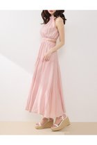 【リエンダ/rienda】の【AKB48 伊藤百花さん着用アイテム】【女神ワンピース】ホルターネックギャザーフレアワンピース 大人の最旬トレンドファッション＆コーディネート founy(ファウニー) ファッション Fashion レディースファッション Fashion for Women ワンピース Dresses おすすめ Recommended / Our Picks カーディガン Cardigan, Knitwear ギャザー Gathered, Ruffled トレンド Trend, Trending Now バランス Balance, Style Balance フレア Flare, Flared フロント Front, Front Design 再入荷 Restock / Back in Stock thumbnail PNK|ID: prp329100004988076 ipo3291000000037367426
