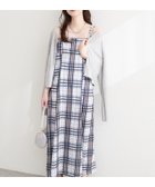 【ナチュラルクチュール/natural couture】のカットジョーゼットキャミワンピース 大人の最旬トレンドファッション＆コーディネート founy(ファウニー) ファッション Fashion レディースファッション Fashion for Women ワンピース Dresses キャミソールワンピース Camisole Dresses カットソー Cut and Sewn Top キャミワンピース Cami Dress, Slip Dress スリット Slit, Slit Detail チェック Check, Plaid, Tartan ドット Polka Dot, Dot Pattern ハイネック High Neck, Mock Neck フレア Flare, Flared ベーシック Basic, Essential ポケット Pocket, Pocket Detail リボン Ribbon, Bow A/W・秋冬 Autumn/Winter 再入荷 Restock / Back in Stock 2026年 2026 2026春夏・S/S Spring/Summer 2026 SS26 thumbnail チェック|ID: prp329100004988085 ipo3291000000037367591