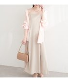 【ナチュラルクチュール/natural couture】のカットジョーゼットキャミワンピース 大人の最旬トレンドファッション＆コーディネート founy(ファウニー) ファッション Fashion レディースファッション Fashion for Women ワンピース Dresses キャミソールワンピース Camisole Dresses カットソー Cut and Sewn Top キャミワンピース Cami Dress, Slip Dress スリット Slit, Slit Detail チェック Check, Plaid, Tartan ドット Polka Dot, Dot Pattern ハイネック High Neck, Mock Neck フレア Flare, Flared ベーシック Basic, Essential ポケット Pocket, Pocket Detail リボン Ribbon, Bow A/W・秋冬 Autumn/Winter 再入荷 Restock / Back in Stock 2026年 2026 2026春夏・S/S Spring/Summer 2026 SS26 thumbnail グレイッシュベージュ|ID: prp329100004988085 ipo3291000000037367592