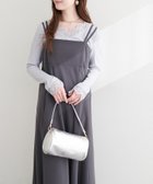 【ナチュラルクチュール/natural couture】のカットジョーゼットキャミワンピース 大人の最旬トレンドファッション＆コーディネート founy(ファウニー) ファッション Fashion レディースファッション Fashion for Women ワンピース Dresses キャミソールワンピース Camisole Dresses カットソー Cut and Sewn Top キャミワンピース Cami Dress, Slip Dress スリット Slit, Slit Detail チェック Check, Plaid, Tartan ドット Polka Dot, Dot Pattern ハイネック High Neck, Mock Neck フレア Flare, Flared ベーシック Basic, Essential ポケット Pocket, Pocket Detail リボン Ribbon, Bow A/W・秋冬 Autumn/Winter 再入荷 Restock / Back in Stock 2026年 2026 2026春夏・S/S Spring/Summer 2026 SS26 thumbnail グレー|ID: prp329100004988085 ipo3291000000037367594