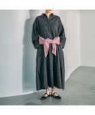 【レプシィム ローリーズファーム/LEPSIM LOWRYS FARM】のデニムシャツロングワンピース 大人の最旬トレンドファッション＆コーディネート founy(ファウニー) ファッション Fashion レディースファッション Fashion for Women ワンピース Dresses おすすめ Recommended / Our Picks ジャケット Jacket, Outerwear デニム Denim, Jeans Material ブルゾン Blouson, Bomber Jacket thumbnail グレー10|ID: prp329100004988086 ipo3291000000037367597