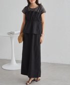 【ラナン/Ranan】のRanan/Wストラップドッキングワンピース 大人の最旬トレンドファッション＆コーディネート founy(ファウニー) ファッション Fashion レディースファッション Fashion for Women ワンピース Dresses カットソー Cut and Sewn Top ギャザー Gathered, Ruffled 切替 Switching, Contrast Panel スリーブ Sleeve, Long Sleeve / Short Sleeve セットアップ Set-Up, Coordinated Outfit トレンド Trend, Trending Now ドッキング Docking, Mixed Material ビスチェ Bustier, Corset Top フェミニン Feminine, Girly フレンチ French, French Style ペプラム Peplum, Flared Hem ポケット Pocket, Pocket Detail 羽織 Haori, Light Jacket リボン Ribbon, Bow ロング Long, Long-Length 再入荷 Restock / Back in Stock おすすめ Recommended / Our Picks 旅行 Travel ビジネス 仕事 通勤 Business / Work / Commuting thumbnail チャコール/ブラック|ID: prp329100004988087 ipo3291000000037367603