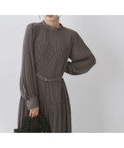 【インデックス/INDEX】のベルト付きプリーツフレアワンピース【洗濯機OK/イージーアイロン/防シワ】《5col》 大人の最旬トレンドファッション＆コーディネート founy(ファウニー) ファッション Fashion レディースファッション Fashion for Women ワンピース Dresses ベルト&ウエストマーク Belts & Waist Accessories スマート Smart, Elegant バランス Balance, Style Balance フィット Fit, Slim Fit フレア Flare, Flared プリーツ Pleats, Pleated ポケット Pocket, Pocket Detail 無地 Plain, Solid Color thumbnail チャコールグレー|ID: prp329100004988089 ipo3291000000037367610