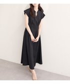 【ナチュラルクチュール/natural couture】のフロントタックスキッパーワンピース 大人の最旬トレンドファッション＆コーディネート founy(ファウニー) ファッション Fashion レディースファッション Fashion for Women ワンピース Dresses アクセサリー Fashion Accessories サンダル Sandals, Summer Shoes シンプル Simple, Minimal スキッパー Skipper, Open Collar スニーカー Sneakers, Trainers スリーブ Sleeve, Long Sleeve / Short Sleeve チュニック Tunic, Long Top デコルテ Décolleté, Neckline ネックレス Necklace, Pendant Necklace フレンチ French, French Style フロント Front, Front Design ポケット Pocket, Pocket Detail レギンス Leggings, Stretch Pants ワンポイント One Point, Statement Accent 再入荷 Restock / Back in Stock エレガント 上品 Elegant 2026年 2026 2026春夏・S/S Spring/Summer 2026 SS26 thumbnail ブラック|ID: prp329100004988097 ipo3291000000037367667