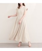 【ナチュラルクチュール/natural couture】のフロントタックスキッパーワンピース 大人の最旬トレンドファッション＆コーディネート founy(ファウニー) ファッション Fashion レディースファッション Fashion for Women ワンピース Dresses アクセサリー Fashion Accessories サンダル Sandals, Summer Shoes シンプル Simple, Minimal スキッパー Skipper, Open Collar スニーカー Sneakers, Trainers スリーブ Sleeve, Long Sleeve / Short Sleeve チュニック Tunic, Long Top デコルテ Décolleté, Neckline ネックレス Necklace, Pendant Necklace フレンチ French, French Style フロント Front, Front Design ポケット Pocket, Pocket Detail レギンス Leggings, Stretch Pants ワンポイント One Point, Statement Accent 再入荷 Restock / Back in Stock エレガント 上品 Elegant 2026年 2026 2026春夏・S/S Spring/Summer 2026 SS26 thumbnail ライトベージュ|ID: prp329100004988097 ipo3291000000037367668