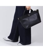 【ユナイテッド ベース/UNITED BASE】の2WAY テープハンドル レザー トートバッグ 保冷ポケット付き サブバッグ 大人の最旬トレンドファッション＆コーディネート founy(ファウニー) ファッション Fashion レディースファッション Fashion for Women バッグ Bags ショルダー Shoulder, Shoulder Strap シンプル Simple, Minimal フェイクレザー Faux Leather, PU Leather ポケット Pocket, Pocket Detail エレガント 上品 Elegant 財布 Wallet, Purse thumbnail ブラック|ID: prp329100004988115 ipo3291000000037367792