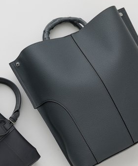 【ロペ/ROPE'】の【E POR】BAMBOO BAG Large/A4対応・通勤・26SS新色 大人の最旬トレンドファッション＆コーディネート founy(ファウニー) ファッション Fashion レディースファッション Fashion for Women エレガント 上品 Elegant ショルダー Shoulder, Shoulder Strap シンプル Simple, Minimal スマート Smart, Elegant スーツ Suit, Formalwear ハーフ Half, Half-Length フェイクレザー Faux Leather, PU Leather ボンディング Bonding, Bonded Fabric ポケット Pocket, Pocket Detail マグネット Magnet, Magnetic Closure S/S・春夏 SS, Spring/Summer, Warm Season おすすめ Recommended / Our Picks 夏 Summer ビジネス 仕事 通勤 Business / Work / Commuting 2026年 2026 2026春夏・S/S Spring/Summer 2026 SS26 |ID:prp329100004988125
