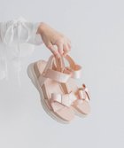 【ランダ/RANDA】のリボンスポーツサンダル 大人の最旬トレンドファッション＆コーディネート founy(ファウニー) ファッション Fashion レディースファッション Fashion for Women スポーツウェア Functional & Stylish Sportswear サンダル&ミュール Sandals & Mules クッション Cushion, Throw Pillow サテン Satin, Glossy Fabric サンダル Sandals, Summer Shoes スポーツ Sports, Activewear リボン Ribbon, Bow エレガント 上品 Elegant 人気 Popular, Best Seller thumbnail L.PINK|ID: prp329100004988149 ipo3291000000037367986