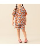 【ビームス ミニ/BEAMS mini / KIDS】の幾何学柄 甚平 2026SS (90~130cm)お祭り 女の子 男の子 夏休み 花火大会 夕涼み 大人の最旬トレンドファッション＆コーディネート founy(ファウニー) ファッション Fashion キッズファッション Fashion for Kids キャップ Cap, Baseball Cap グラフィック Graphic, Graphic Design サンダル Sandals, Summer Shoes 定番 Standard, Basic Item パジャマ Pajamas, Sleepwear ベーシック Basic, Essential モダン Modern, Contemporary リラックス Relax, Relaxed Fit レトロ Retro, Vintage Style 夏 Summer 2026年 2026 2026春夏・S/S Spring/Summer 2026 SS26 thumbnail ORANGE|ID: prp329100004988159 ipo3291000000037368053