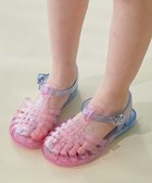 【デビロック/devirock / KIDS】のきらきら グラデーションラメ サンダル 子供服 キッズ 女の子 お祭り 夏祭り 26SS 大人の最旬トレンドファッション＆コーディネート founy(ファウニー) ファッション Fashion キッズファッション Fashion for Kids 洗える Machine Washable グラデーション Gradient, Ombre サンダル Sandals, Summer Shoes デニム Denim, Jeans Material リゾート Resort, Vacation Style 夏 Summer 2026年 2026 2026春夏・S/S Spring/Summer 2026 SS26 thumbnail 005-ピンク-サックス|ID: prp329100004988166 ipo3291000000037368111