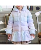 【エニー/ANY / KIDS】の【フード取り外し/洗濯機可能】中綿フリル リボンコート 大人の最旬トレンドファッション＆コーディネート founy(ファウニー) ファッション Fashion キッズファッション Fashion for Kids アウター Coat Outerwear /Kids 洗える Machine Washable チャーム Charm, Pendant フリル Frill, Ruffle フレア Flare, Flared ポケット Pocket, Pocket Detail 防寒 Cold Protection, Winter-Ready リボン Ribbon, Bow 冬 Winter / This Winter thumbnail レインボー[882]|ID: prp329100004988191 ipo3291000000037368397