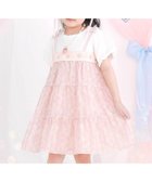 【ベベ オンライン ストア/BEBE ONLINE STORE / KIDS】の【スラプリ】花柄シフォンレースリボンワンピース(80~130cm) 大人の最旬トレンドファッション＆コーディネート founy(ファウニー) ファッション Fashion キッズファッション Fashion for Kids ワンピース Dresses 春 Spring ギャザー Gathered, Ruffled コレクション Collection, Seasonal Line シフォン Chiffon, Lightweight Fabric チェック Check, Plaid, Tartan フレンチ French, French Style ブロード Broadcloth, Fine Cotton モチーフ Motif, Design Theme リゾート Resort, Vacation Style リボン Ribbon, Bow レース Lace, Lace Fabric S/S・春夏 SS, Spring/Summer, Warm Season 夏 Summer エレガント 上品 Elegant 2026年 2026 2026春夏・S/S Spring/Summer 2026 SS26 thumbnail ピンク系|ID: prp329100004988196 ipo3291000000037368427