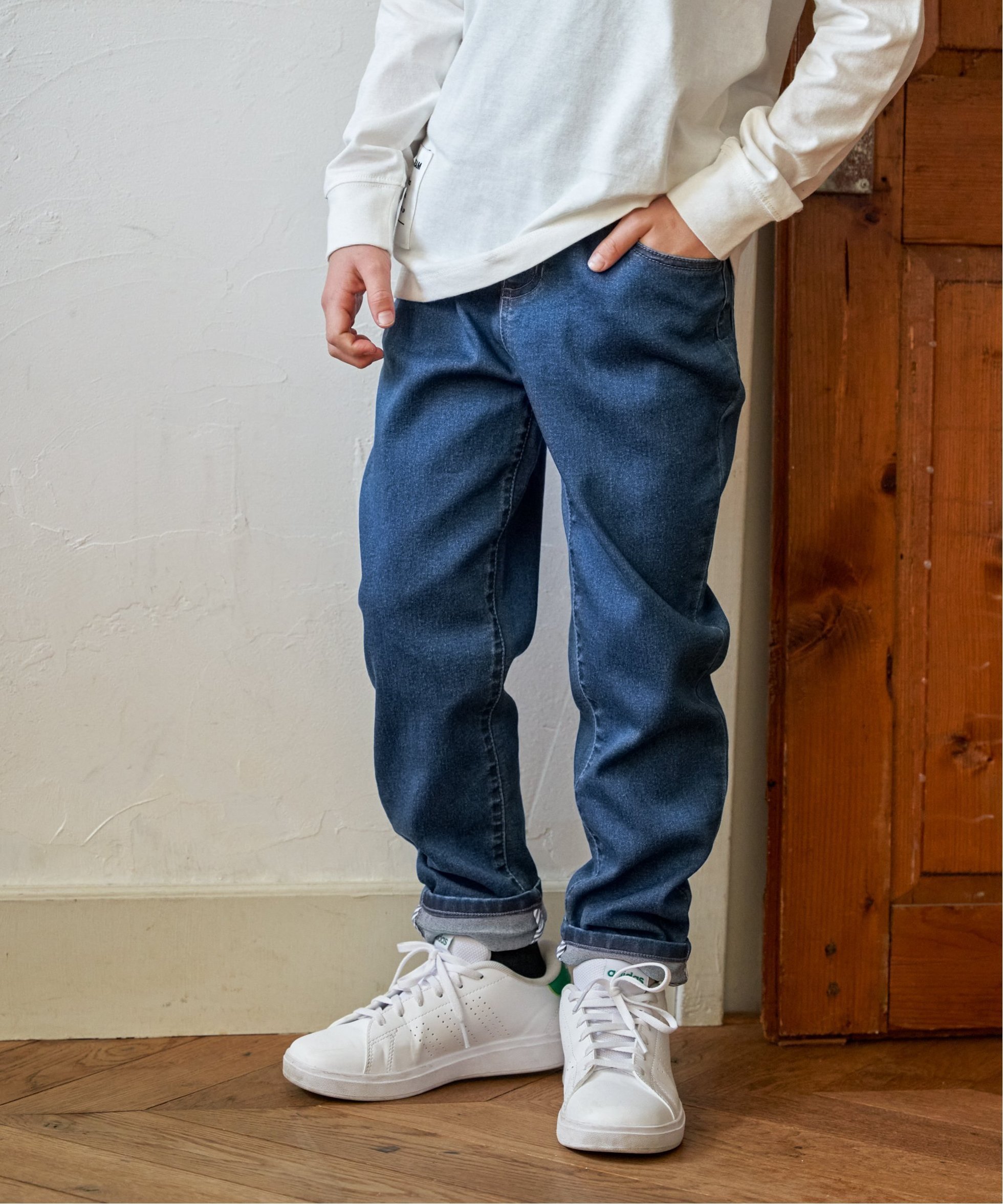 【イッカ/ikka / KIDS】のGOKU楽パンツスーパーストレッチ ボーイズ(120~160cm) インテリア・キッズ・メンズ・レディースファッション・服の通販 founy(ファウニー) 　ファッション　Fashion　キッズファッション　Fashion for Kids　ボトムス　Bottoms　おすすめ　Recommended / Our Picks　ストレッチ　Stretch, Stretchy Fabric　ストレート　Straight, Straight Cut　セレモニー　Ceremony　ボーイズ　Boyish, Boy Style　定番　Standard, Basic Item　春　Spring　ブルー|ID: prp329100004988198 ipo3291000000037368440
