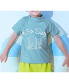 【デビロック/devirock / KIDS】のUVカット Tシャツ型 半袖ラッシュガード 半袖ラッシュガード 水着 大人の最旬トレンドファッション＆コーディネート founy(ファウニー) ファッション Fashion キッズファッション Fashion for Kids ストレッチ Stretch, Stretchy Fabric タオル Towel, Bath Towel フィット Fit, Slim Fit プリント Print, Printed Pattern 半袖 Short Sleeve, Half Sleeve 水着 Swimsuit, Swimwear おすすめ Recommended / Our Picks 夏 Summer thumbnail 003-ボード-アッシュミント|ID: prp329100004988231 ipo3291000000037368699