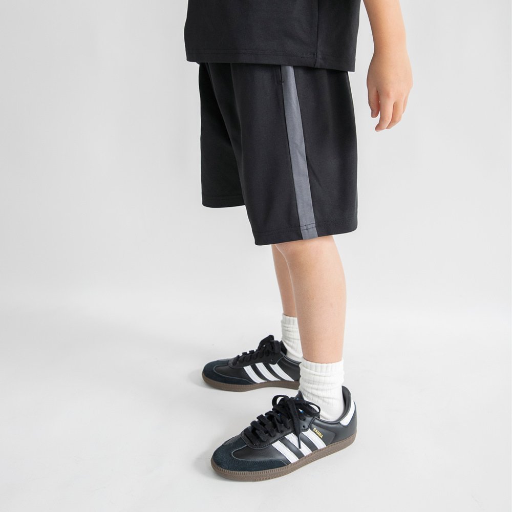 【ブランシェス/branshes / KIDS】の【WEB限定/DRC】【アクティブテックス】吸水速乾ハーフパンツ インテリア・キッズ・メンズ・レディースファッション・服の通販 founy(ファウニー) 　ファッション　Fashion　キッズファッション　Fashion for Kids　ボトムス　Bottoms　吸水　Absorbent, Quick-Dry　ストレッチ　Stretch, Stretchy Fabric　セットアップ　Set-Up, Coordinated Outfit　ハーフ　Half, Half-Length　ベーシック　Basic, Essential　ボーイズ　Boyish, Boy Style　ポケット　Pocket, Pocket Detail　半袖　Short Sleeve, Half Sleeve　プチプライス・低価格　Affordable / Budget Price　ブラック|ID: prp329100004988232 ipo3291000000037368716