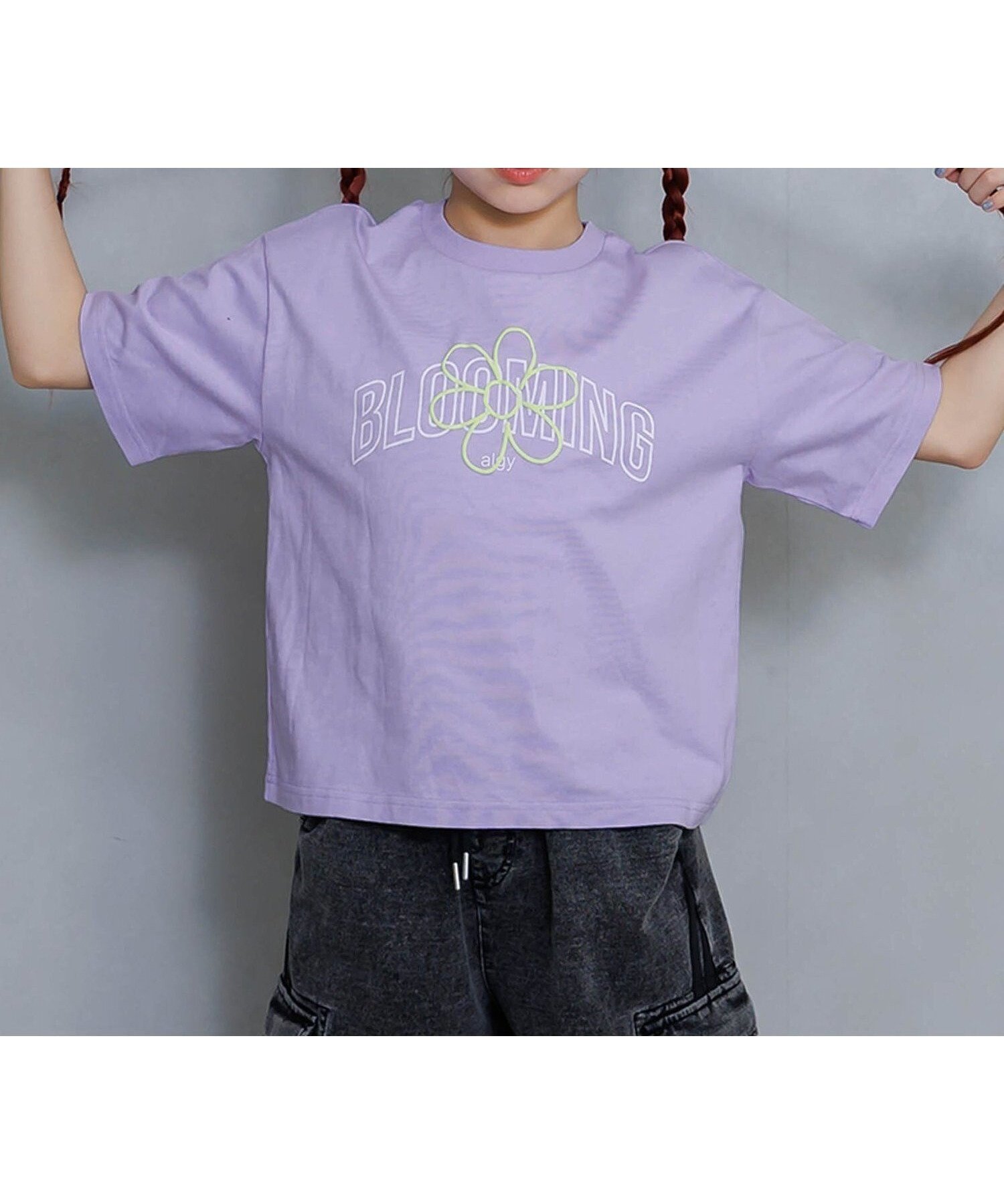 【エフオー オンラインストア/F.O.Online Store / KIDS】のアソートカラバリT2 インテリア・キッズ・メンズ・レディースファッション・服の通販 founy(ファウニー) 　ファッション　Fashion　キッズファッション　Fashion for Kids　トレンド　Trend, Trending Now　プリント　Print, Printed Pattern　リアル　Real, Realistic　半袖　Short Sleeve, Half Sleeve　ラベンダー|ID: prp329100004988237 ipo3291000000037368737
