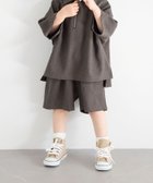 【ローリーズファーム/LOWRYS FARM / KIDS】のホップサックショートパンツ 大人の最旬トレンドファッション＆コーディネート founy(ファウニー) ファッション Fashion キッズファッション Fashion for Kids ボトムス Bottoms おすすめ Recommended / Our Picks ショート Short, Short Length シンプル Simple, Minimal セットアップ Set-Up, Coordinated Outfit 人気 Popular, Best Seller 定番 Standard, Basic Item thumbnail チャコールグレー|ID: prp329100004988239 ipo3291000000037368755