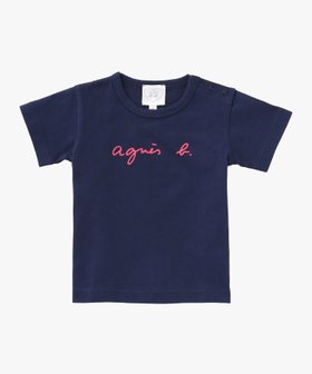 【アニエスベー ファム/agnes b. / KIDS】のベビー ロゴ コットン 半袖 Tシャツ 大人の最旬トレンドファッション＆コーディネート founy(ファウニー) ファッション Fashion キッズファッション Fashion for Kids ギフト プレゼント Gift / Present ショルダー Shoulder, Shoulder Strap ベビー Baby, Babywear ベーシック Basic, Essential 人気 Popular, Best Seller 半袖 Short Sleeve, Half Sleeve 定番 Standard, Basic Item |ID:prp329100004988244