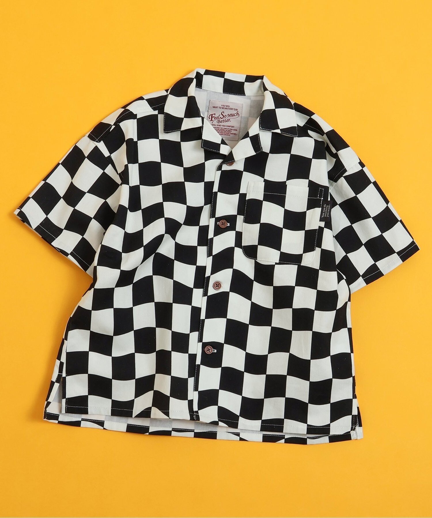 【エフオー オンラインストア/F.O.Online Store / KIDS】の【リンク】シェフシャツ(セットアップ可) インテリア・キッズ・メンズ・レディースファッション・服の通販 founy(ファウニー) 　ファッション　Fashion　キッズファッション　Fashion for Kids　セットアップ　Set-Up, Coordinated Outfit　プリント　Print, Printed Pattern　人気　Popular, Best Seller　羽織　Haori, Light Jacket　チェック柄|ID: prp329100004988258 ipo3291000000037368891
