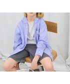 【グローバルワーク/GLOBAL WORK / KIDS】のイージーケアフードシャツ長袖/キッズ/637846 大人の最旬トレンドファッション＆コーディネート founy(ファウニー) ファッション Fashion キッズファッション Fashion for Kids おすすめ Recommended / Our Picks カットソー Cut and Sewn Top スウェット / スエット Sweatshirt, Sweatwear スマート Smart, Elegant 長袖 Long Sleeve, Full Sleeve thumbnail ブルーストライプ83|ID: prp329100004988261 ipo3291000000037368909