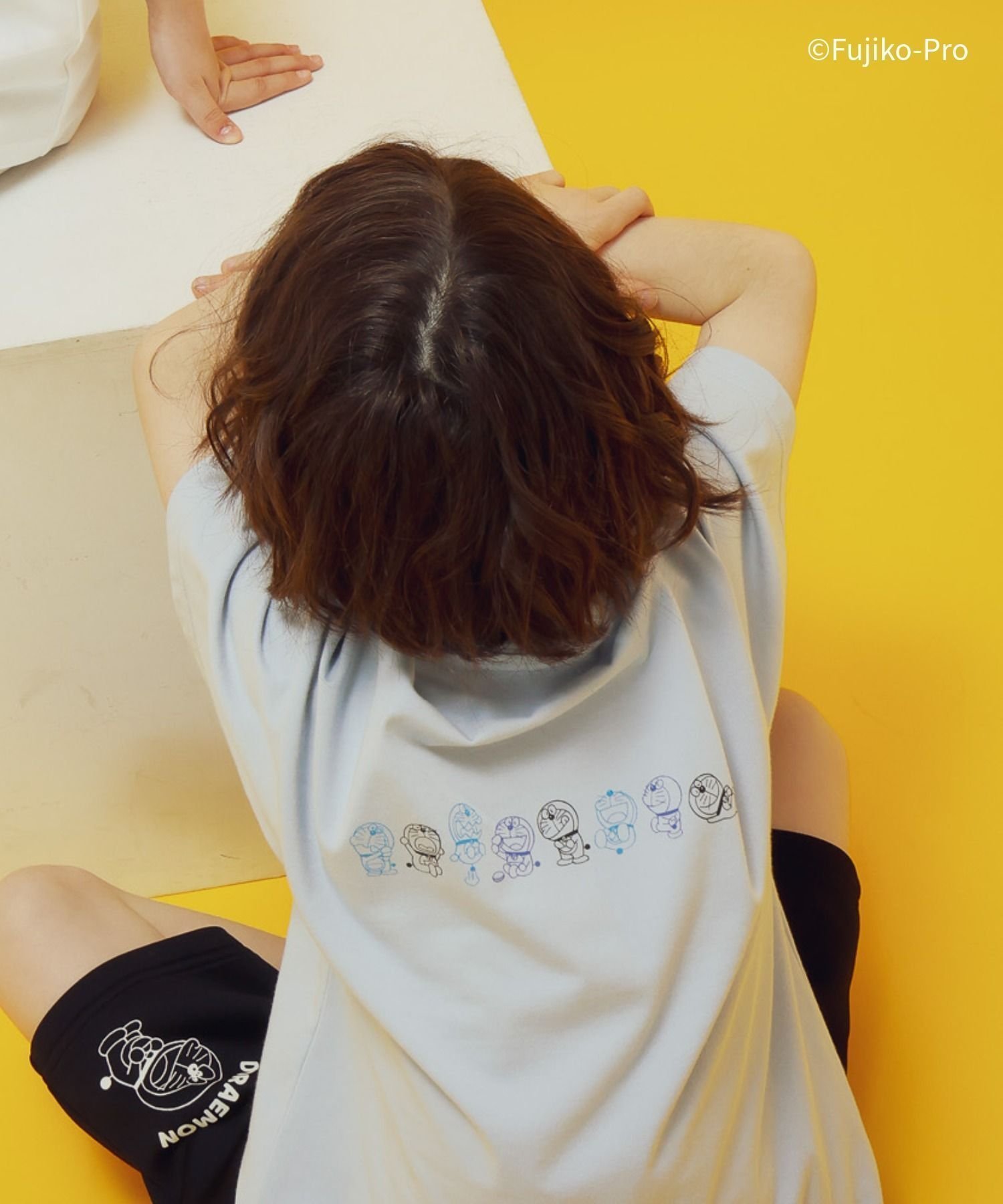 【グローバルワーク/GLOBAL WORK / KIDS】のドラえもん/ヘビロッTEE半袖/キッズ/647337 インテリア・キッズ・メンズ・レディースファッション・服の通販 founy(ファウニー) 　ファッション　Fashion　キッズファッション　Fashion for Kids　おすすめ　Recommended / Our Picks　カラフル　Colorful Design　コレクション　Collection, Seasonal Line　シンプル　Simple, Minimal　デニム　Denim, Jeans Material　モチーフ　Motif, Design Theme　ワーク　Workwear, Utility Style　半袖　Short Sleeve, Half Sleeve　サックス/暗記パン80|ID: prp329100004988271 ipo3291000000037368953