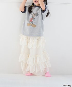 【ローリーズファーム/LOWRYS FARM / KIDS】のレースフリルロングスカート 大人の最旬トレンドファッション＆コーディネート founy(ファウニー) ファッション Fashion キッズファッション Fashion for Kids スウェット / スエット Sweatshirt, Sweatwear フリル Frill, Ruffle ブルゾン Blouson, Bomber Jacket レース Lace, Lace Fabric |ID:prp329100004988297